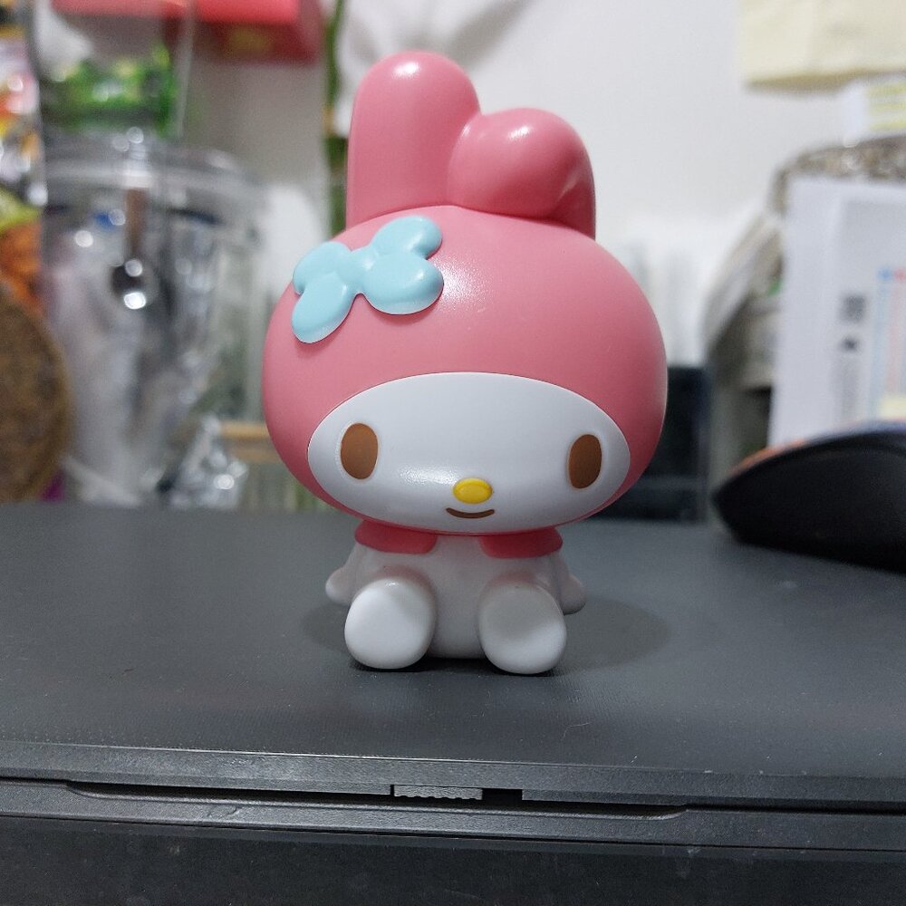 Rare Beautiful Super Cute My Melody Figurine Adjustable Head Body Rotates